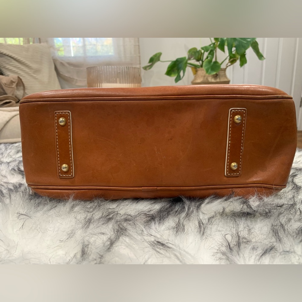 Dooney and Bourke Natural Florentine Leather Shopper Bag - Picture 7 of 8